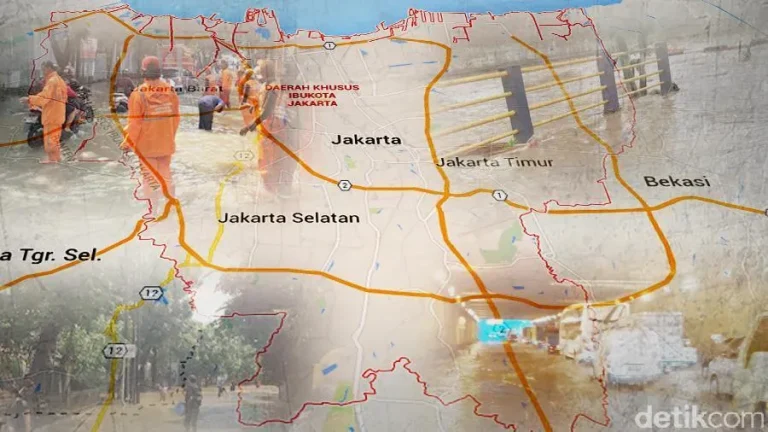 Jakarta Selatan Dilanda Banjir Belasan Rukun Tetangga Di Petogogan Tergenang Akibat Hujan Ekstrem Dan Luapan Kali Krukut